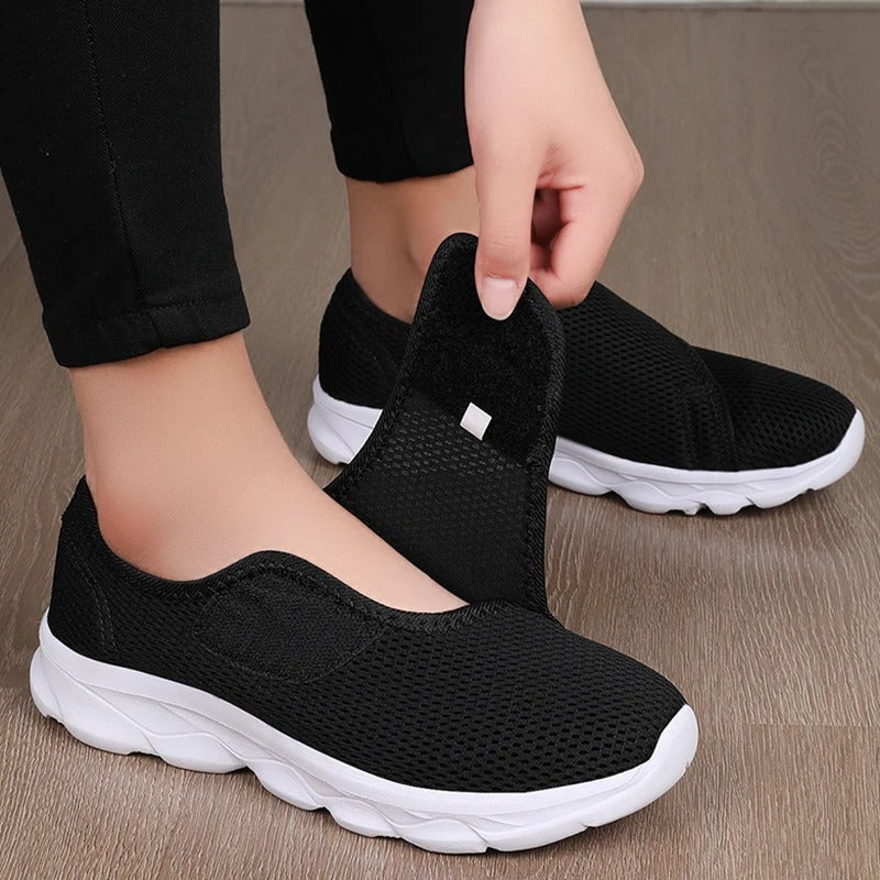 Tênis Casual ComfortFlex – Ajuste Fácil com Velcro e Sola Amortecida
