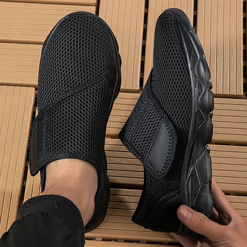 Tênis Casual ComfortFlex – Ajuste Fácil com Velcro e Sola Amortecida