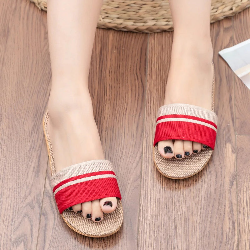 Chinelo Feminino Summer Linho – Conforto & Estilo