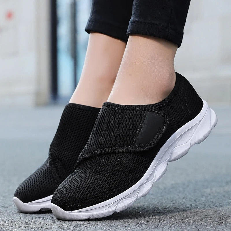 Tênis Casual ComfortFlex – Ajuste Fácil com Velcro e Sola Amortecida