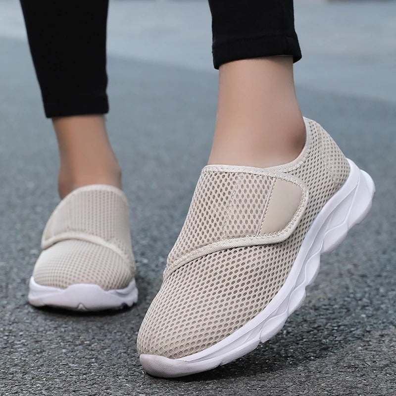Tênis Casual ComfortFlex – Ajuste Fácil com Velcro e Sola Amortecida