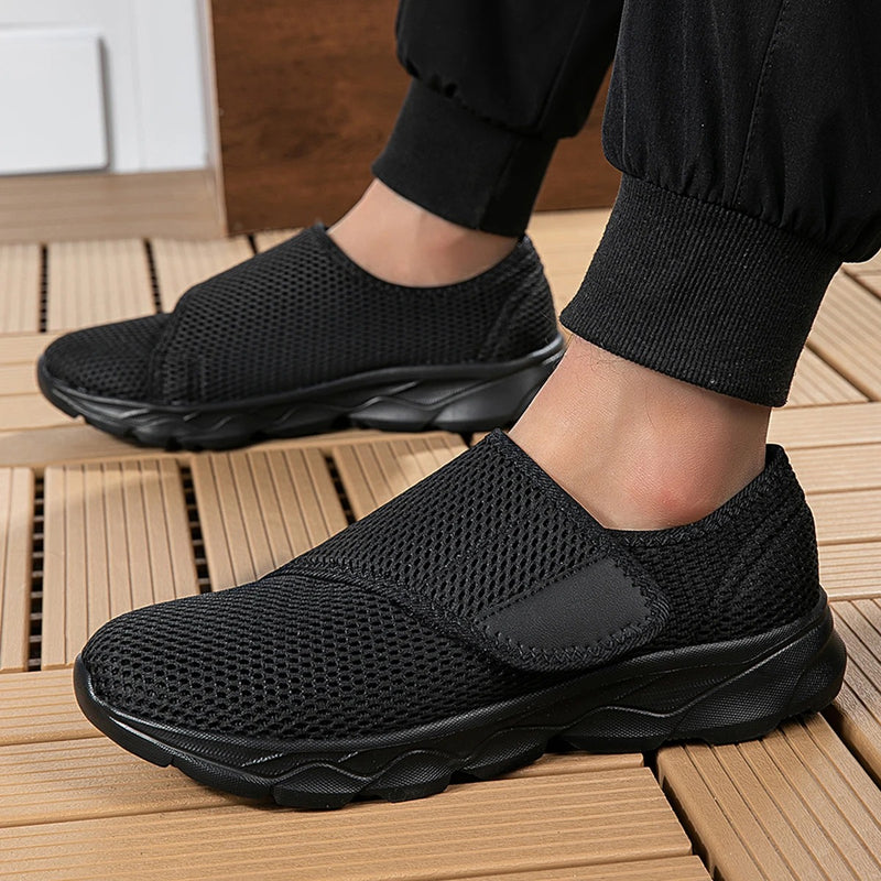 Tênis Casual ComfortFlex – Ajuste Fácil com Velcro e Sola Amortecida